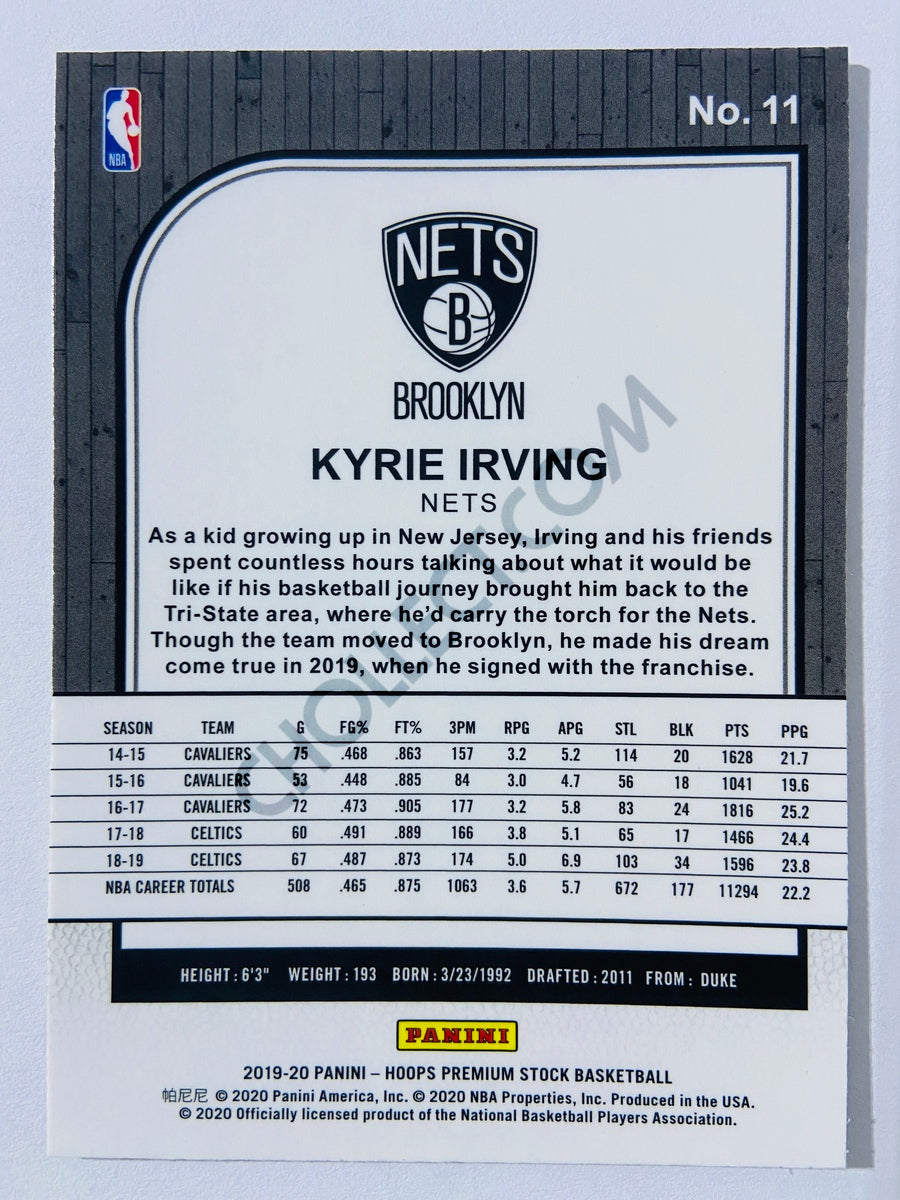 Kyrie Irving - Brooklyn Nets 2019-20 Panini Hoops Premium Stock #11