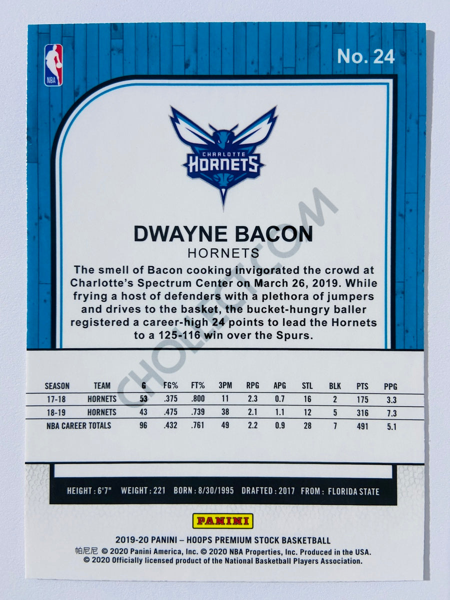 Dwayne Bacon - Charlotte Hornets 2019-20 Panini Hoops Premium Stock #24
