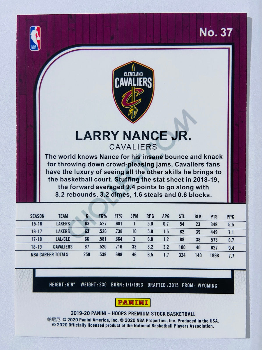 Larry Nance Jr. - Cleveland Cavaliers 2019-20 Panini Hoops Premium Stock #37