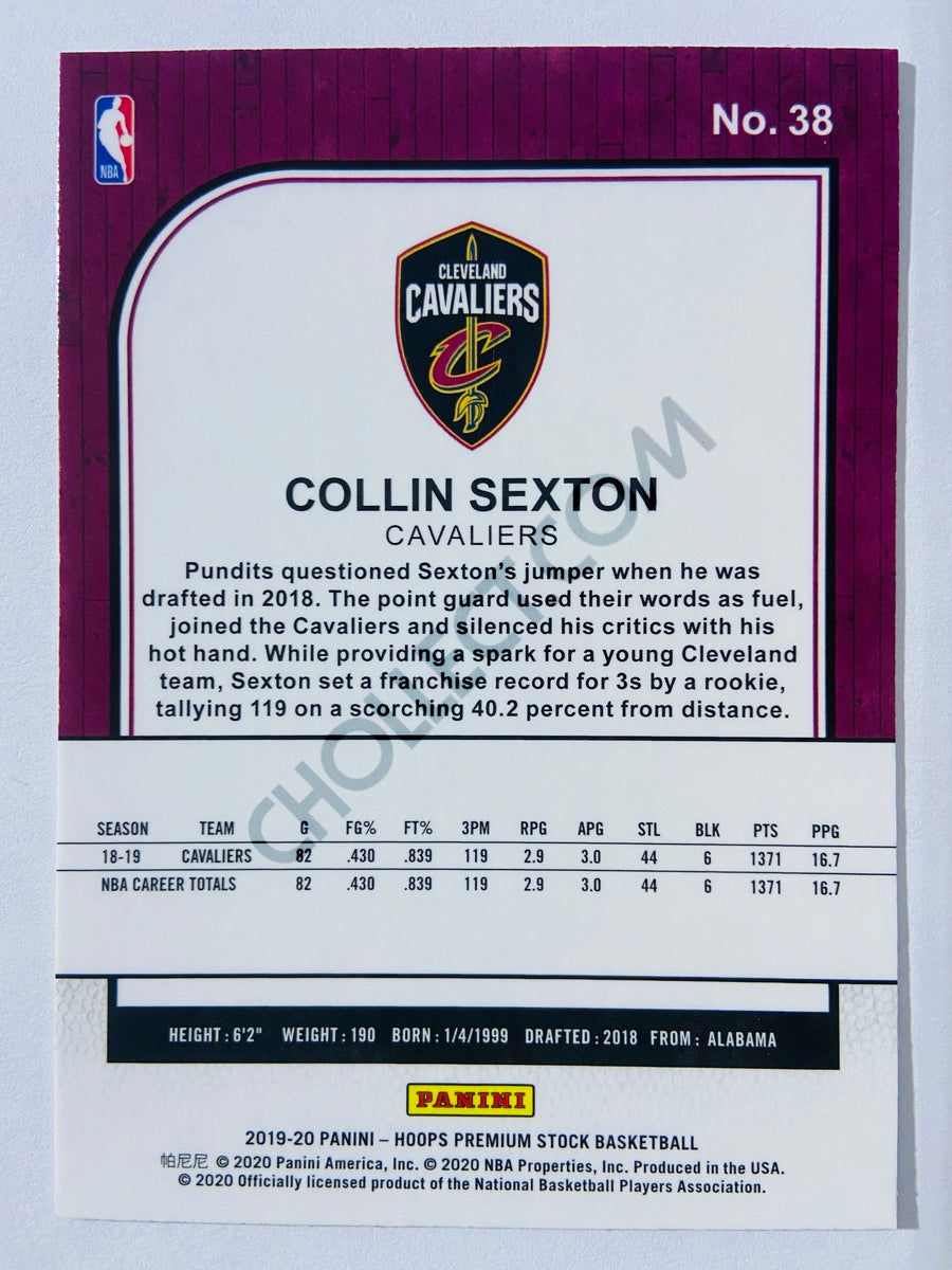 Collin Sexton - Cleveland Cavaliers 2019-20 Panini Hoops Premium Stock #38