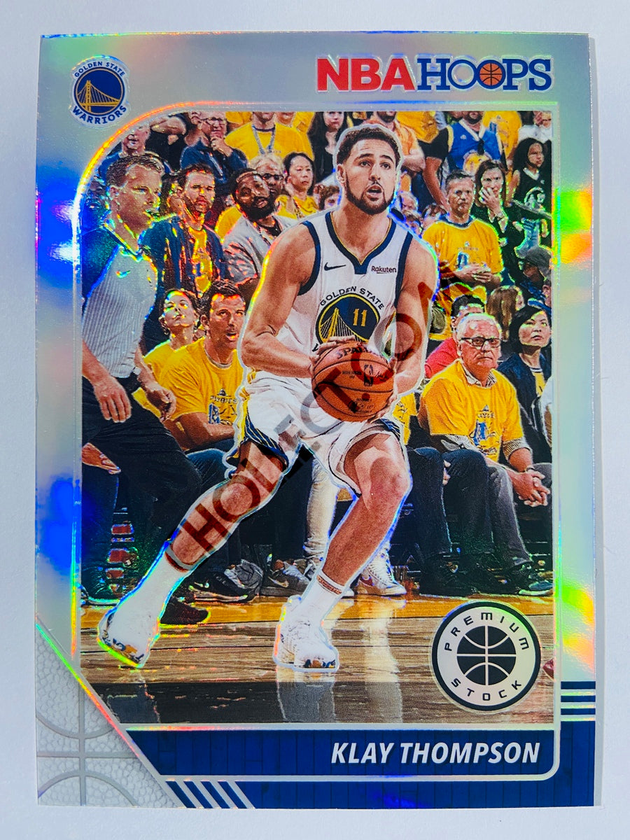 Klay Thompson - Golden State Warriors  2019-20 Panini Hoops Premium Stock Silver Parallel #60