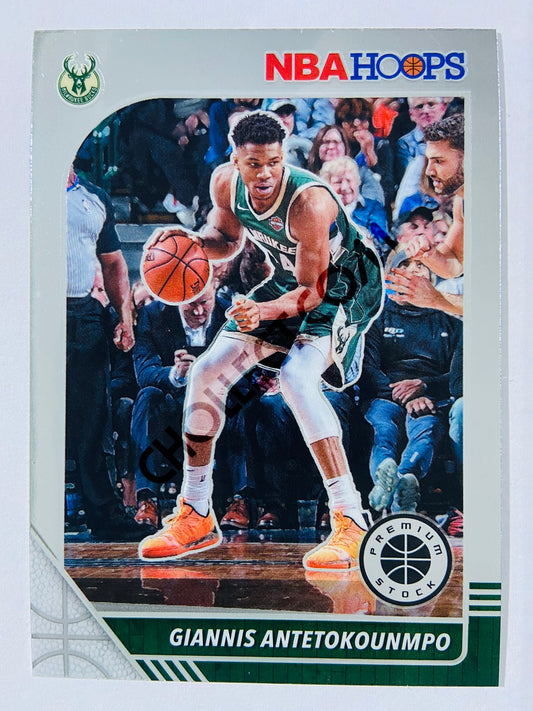 Giannis Antetokounmpo - Milwaukee Bucks 2019-20 Panini Hoops Premium Stock #102