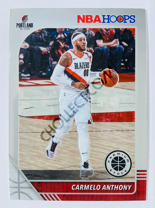 Carmelo Anthony - Portland Trail Blazers 2019-20 Panini Hoops Premium Stock #105