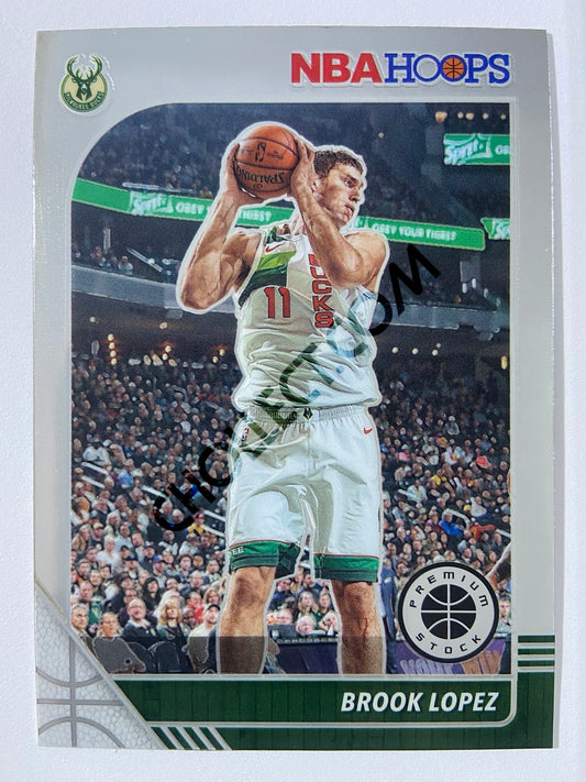 Brook Lopez - Milwaukee Bucks 2019-20 Panini Hoops Premium Stock #106