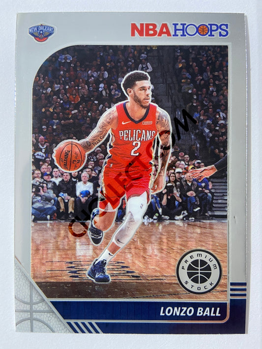 Lonzo Ball - New Orleans Pelicans 2019-20 Panini Hoops Premium Stock #116