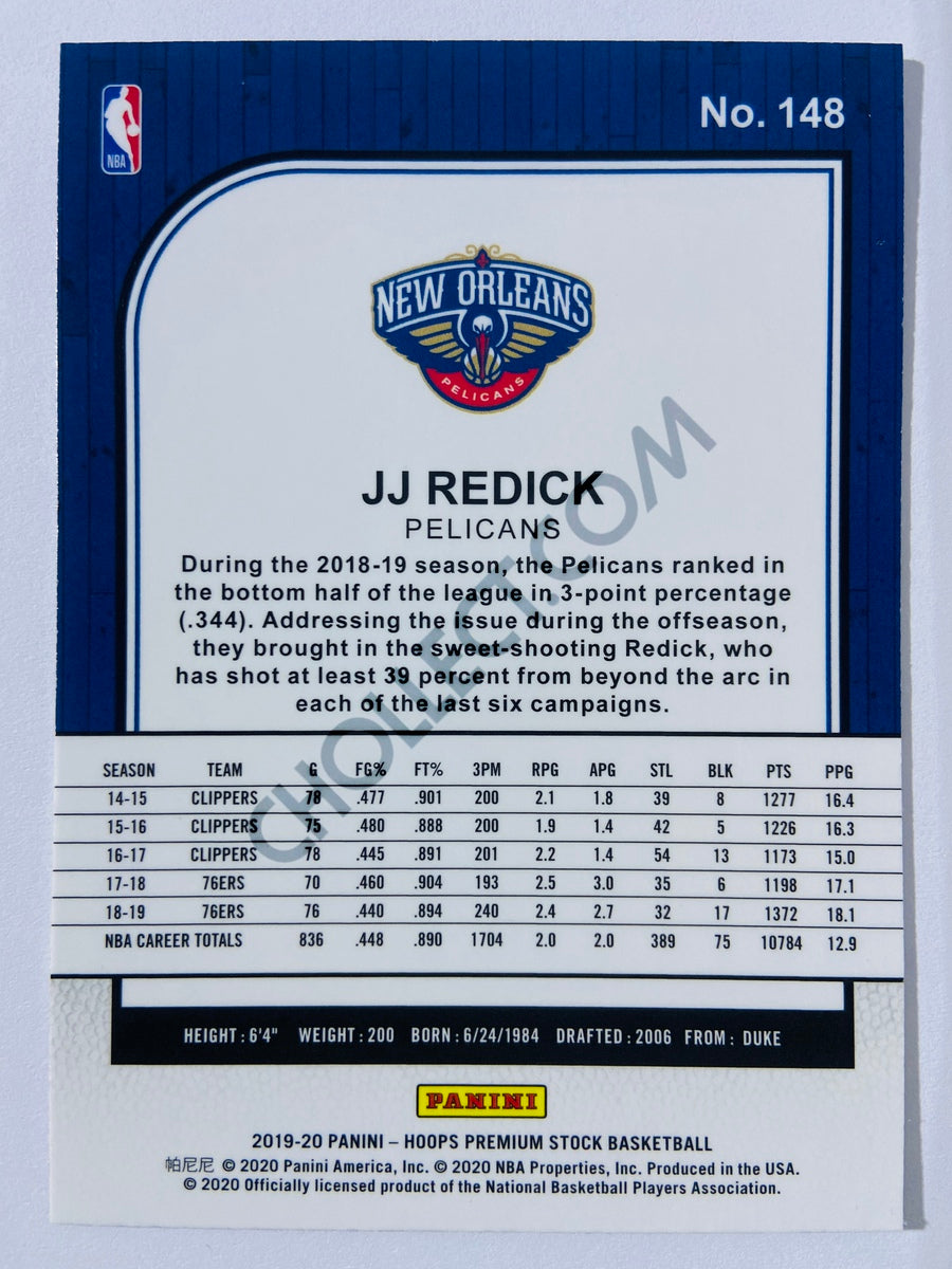 JJ Redick - New Orleans Pelicans 2019-20 Panini Hoops Premium Stock #148