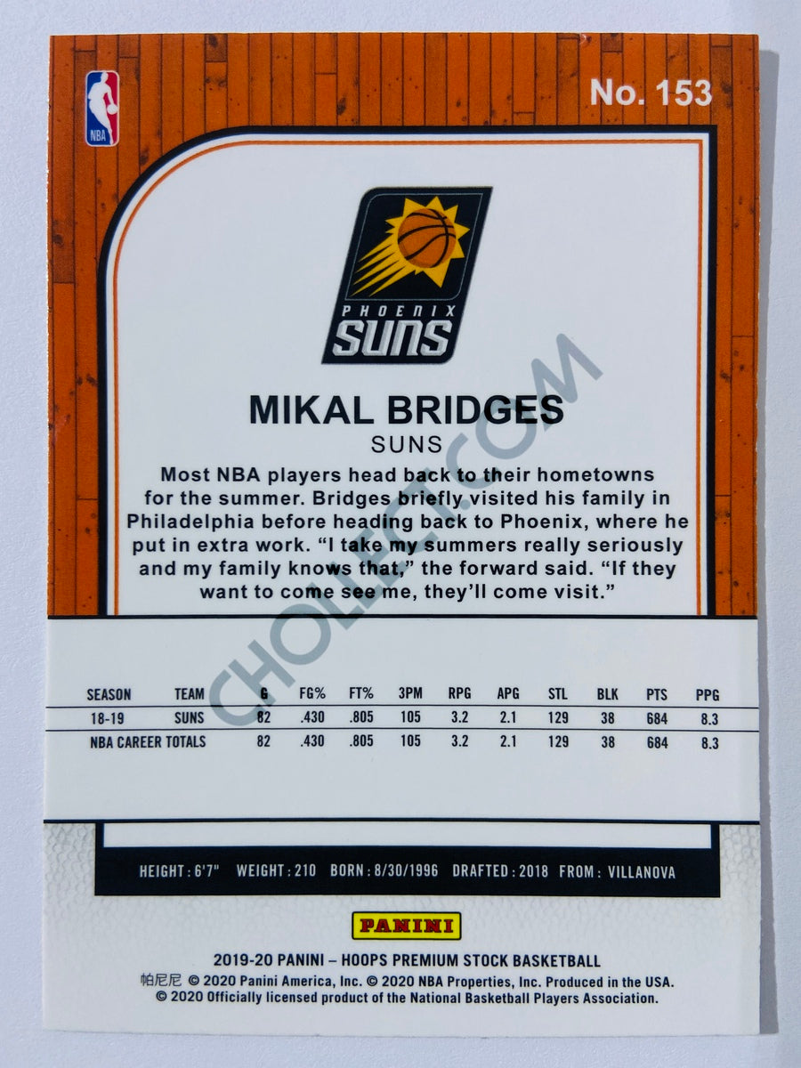 Mikal Bridges - Phoenix Suns 2019-20 Panini Hoops Premium Stock #153