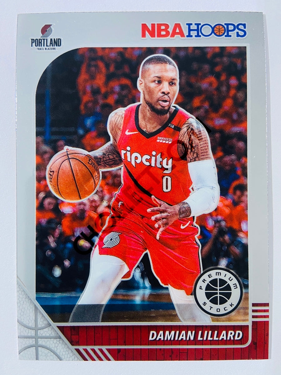 Damian Lillard - Portland Trail Blazers 2019-20 Panini Hoops Premium Stock #157