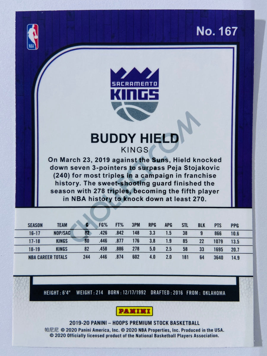 Buddy Hield - Sacramento Kings 2019-20 Panini Hoops Premium Stock #167