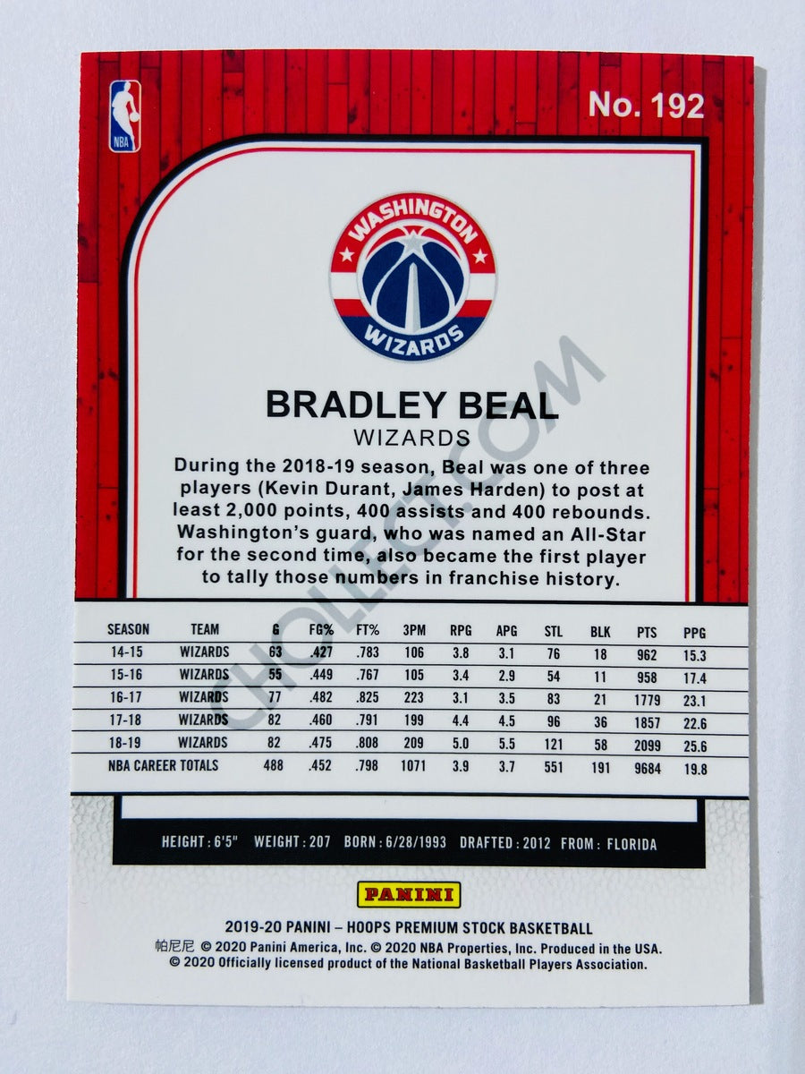 Bradley Beal – Washington Wizards 2019-20 Panini Hoops Premium Stock #192