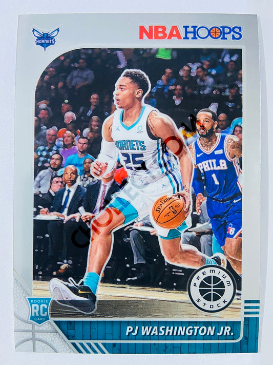 PJ Washington Jr. - Charlotte Hornets 2019-20 Panini Hoops Premium Stock RC Rookie #209