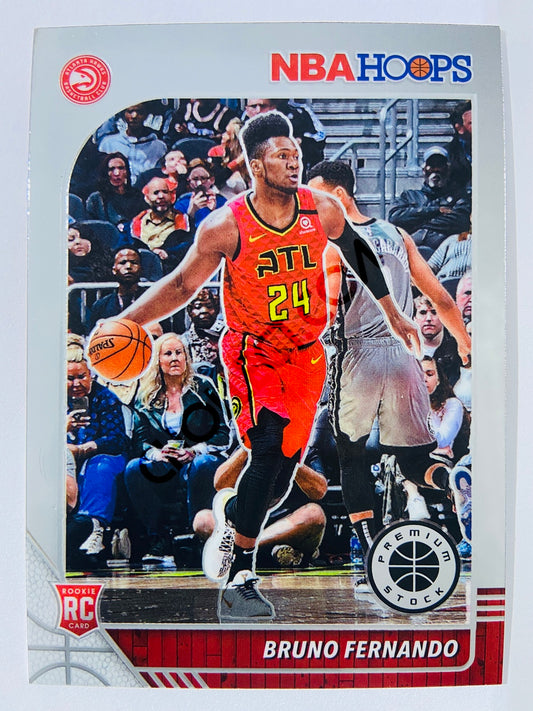 Bruno Fernando - Atlanta Hawks 2019-20 Panini Hoops Premium Stock RC Rookie #228