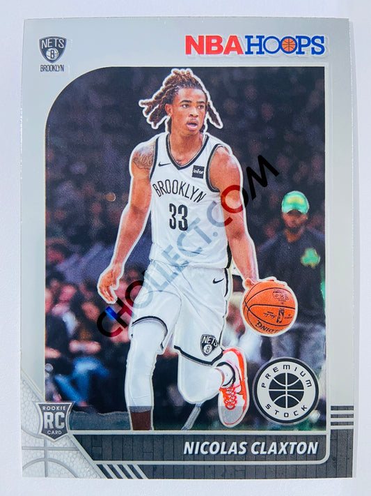 Nicolas Claxton - Brooklyn Nets 2019-20 Panini Hoops Premium Stock RC Rookie #241