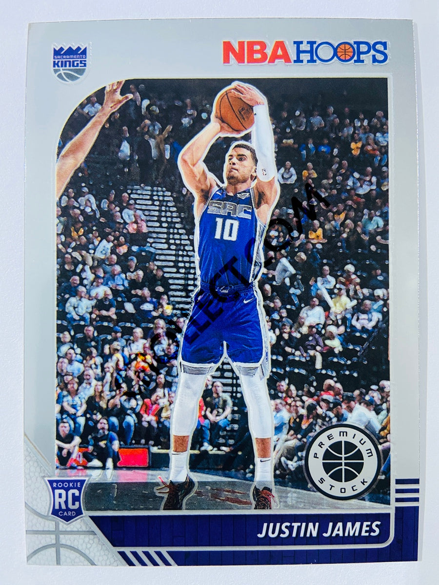Justin James - Sacramento Kings 2019-20 Panini Hoops Premium Stock RC Rookie #244