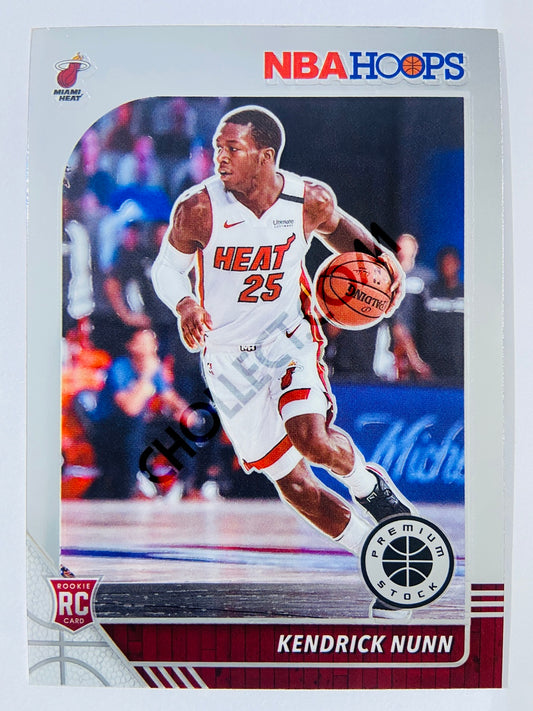 Kendrick Nunn - Miami Heat 2019-20 Panini Hoops Premium Stock RC Rookie #250