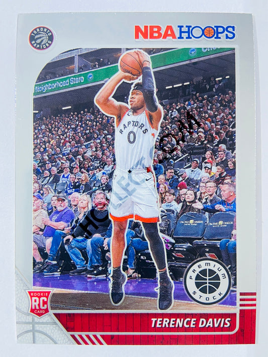 Terence Davis - Toronto Raptors 2019-20 Panini Hoops Premium Stock RC Rookie #257