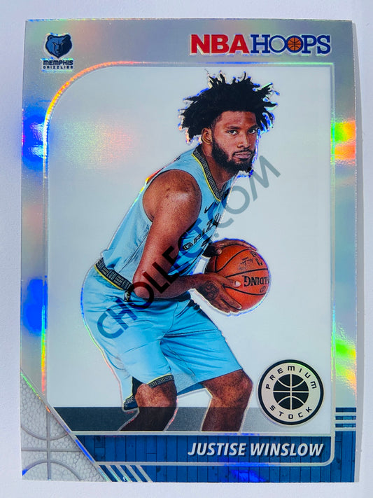 Justise Winslow - Memphis Grizzlies 2019-20 Panini Hoops Premium Stock Silver Parallel #100