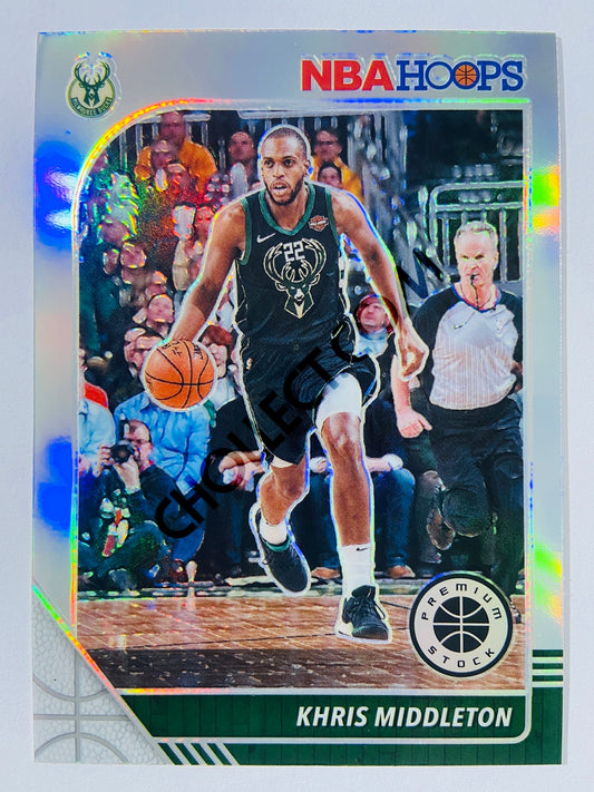 Khris Middleton - Milwaukee Bucks 2019-20 Panini Hoops Premium Stock Silver Parallel #107