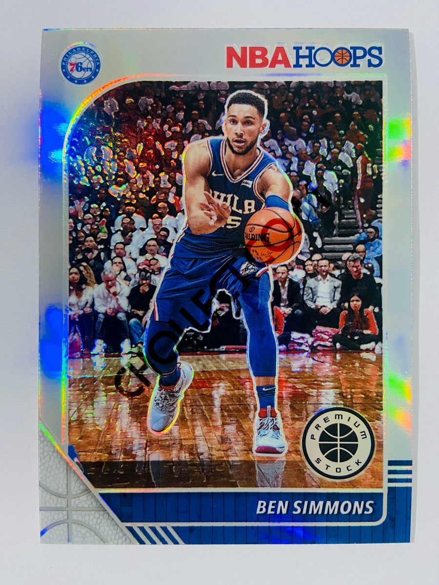 Ben Simmons – Philadelphia 76ers 2019-20 Panini Hoops Premium Stock Silver Parallel #144