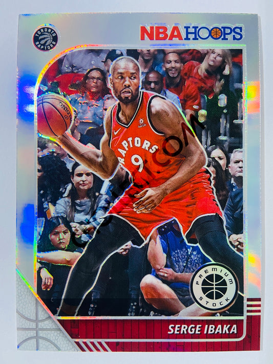 Serge Ibaka - Toronto Raptors 2019-20 Panini Hoops Premium Stock Silver Parallel #180