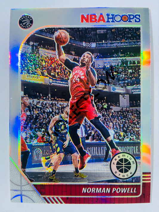 Norman Powell - Toronto Raptors 2019-20 Panini Hoops Premium Stock Silver Parallel #184