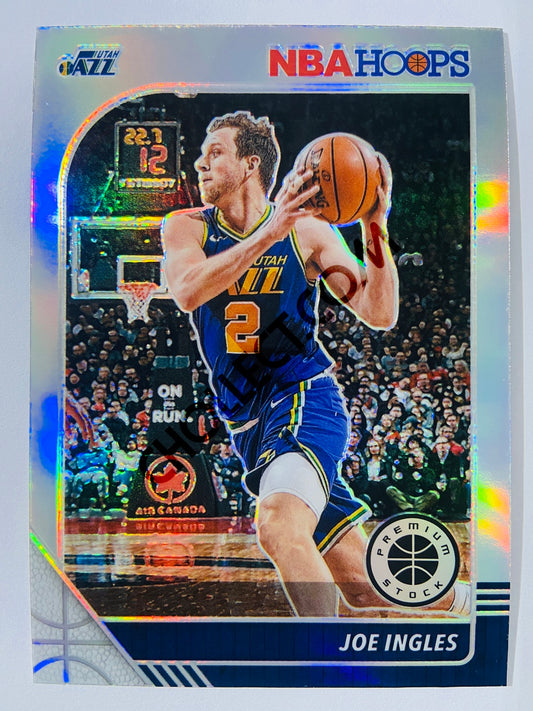 Joe Ingles - Utah Jazz 2019-20 Panini Hoops Premium Stock Silver Parallel #188