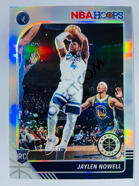 Jaylen Nowell - Minnesota Timberwolves 2019-20 Panini Hoops Premium Stock Silver Parallel RC Rookie #232