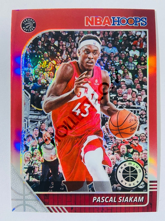 Pascal Siakam - Toronto Raptors 2019-20 Panini Hoops Premium Stock Red Prizm Parallel #182