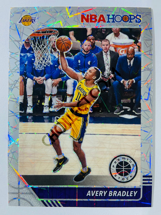 Avery Bradley - Los Angeles Lakers 2019-20 Panini Hoops Premium Stock Laser Silver Parallel #91