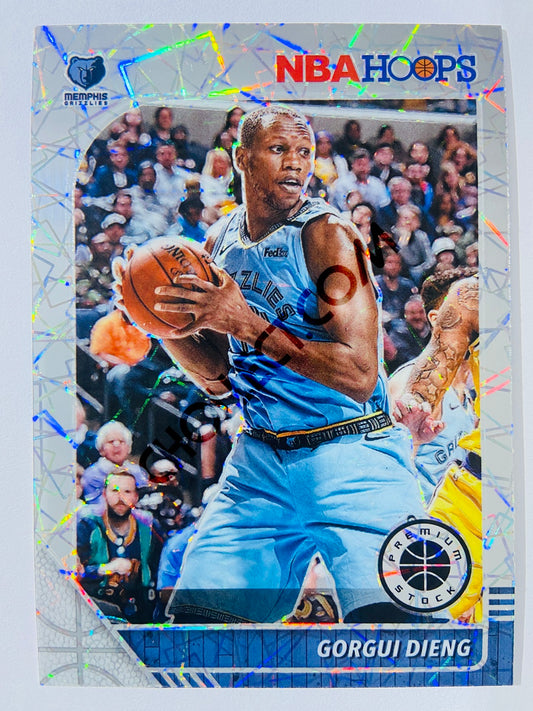 Gorgui Dieng - Memphis Grizzlies 2019-20 Panini Hoops Premium Stock Laser Silver Parallel #112