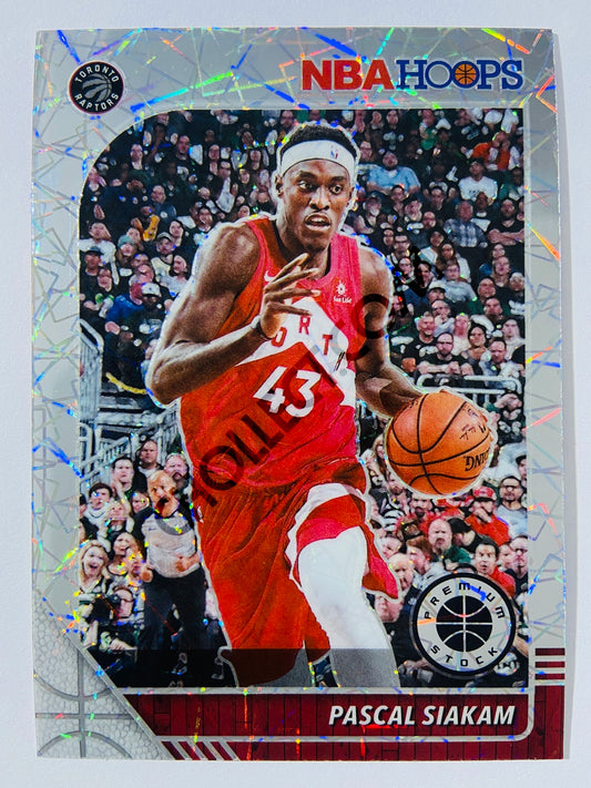 Pascal Siakam - Toronto Raptors 2019-20 Panini Hoops Premium Stock Laser Silver Parallel #182