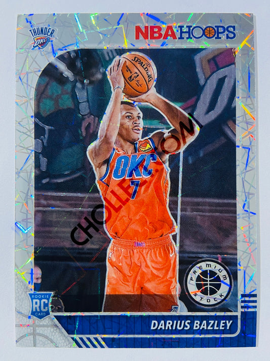 Darius Bazley - Oklahoma City Thunder 2019-20 Panini Hoops Premium Stock Laser Silver Parallel RC Rookie #249