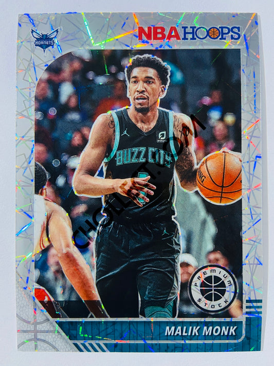 Malik Monk - Charlotte Hornets 2019-20 Panini Hoops Premium Stock Laser Silver Parallel #264