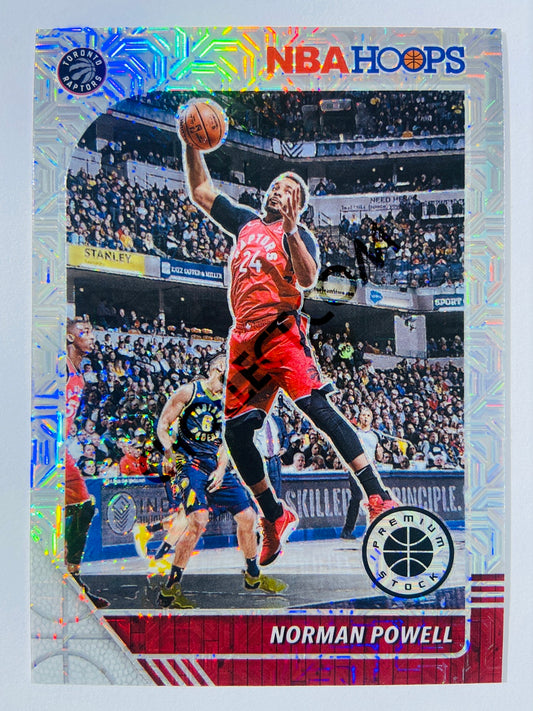 Norman Powell - Toronto Raptors 2019-20 Panini Hoops Premium Stock Mojo Silver Parallel #184