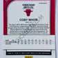 Coby White - Chicago Bulls 2019-20 Panini Hoops Premium Stock Mojo Silver Parallel RC Rookie #204