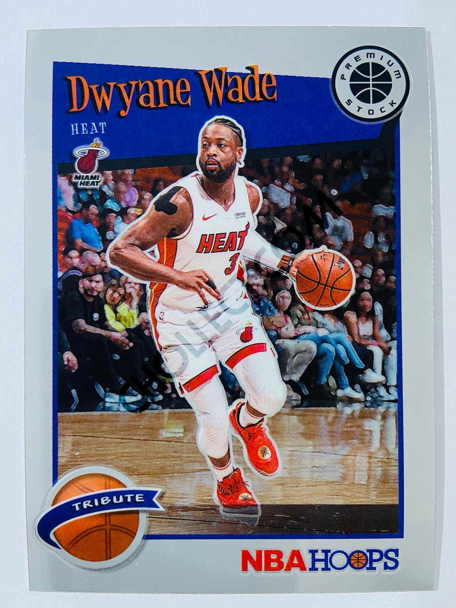 Dwyane Wade - Miami Heat 2019-20 Panini Hoops Premium Stock Tribute #287
