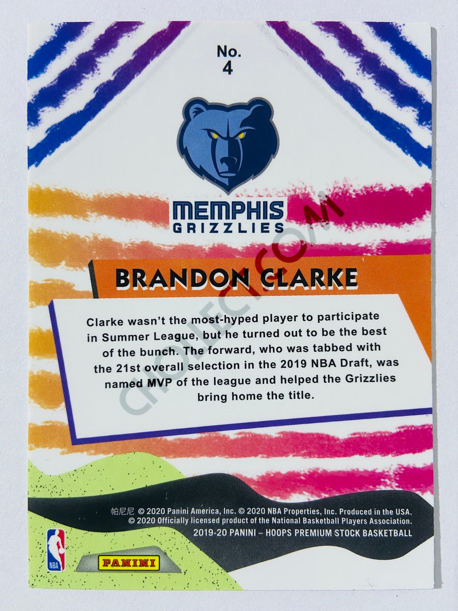 Brandon Clarke - Memphis Grizzlies 2019-20 Panini Hoops Premium Stock We Got Next Insert #4