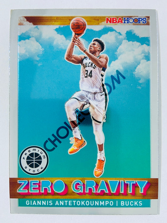 Giannis Antetokounmpo - Milwaukee Bucks 2019-20 Panini Hoops Premium Stock Zero Gravity Insert #6