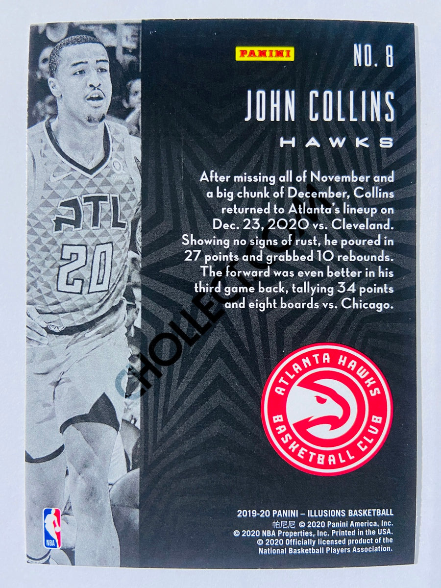 John Collins - Atlanta Hawks 2019-20 Panini Illusions #8