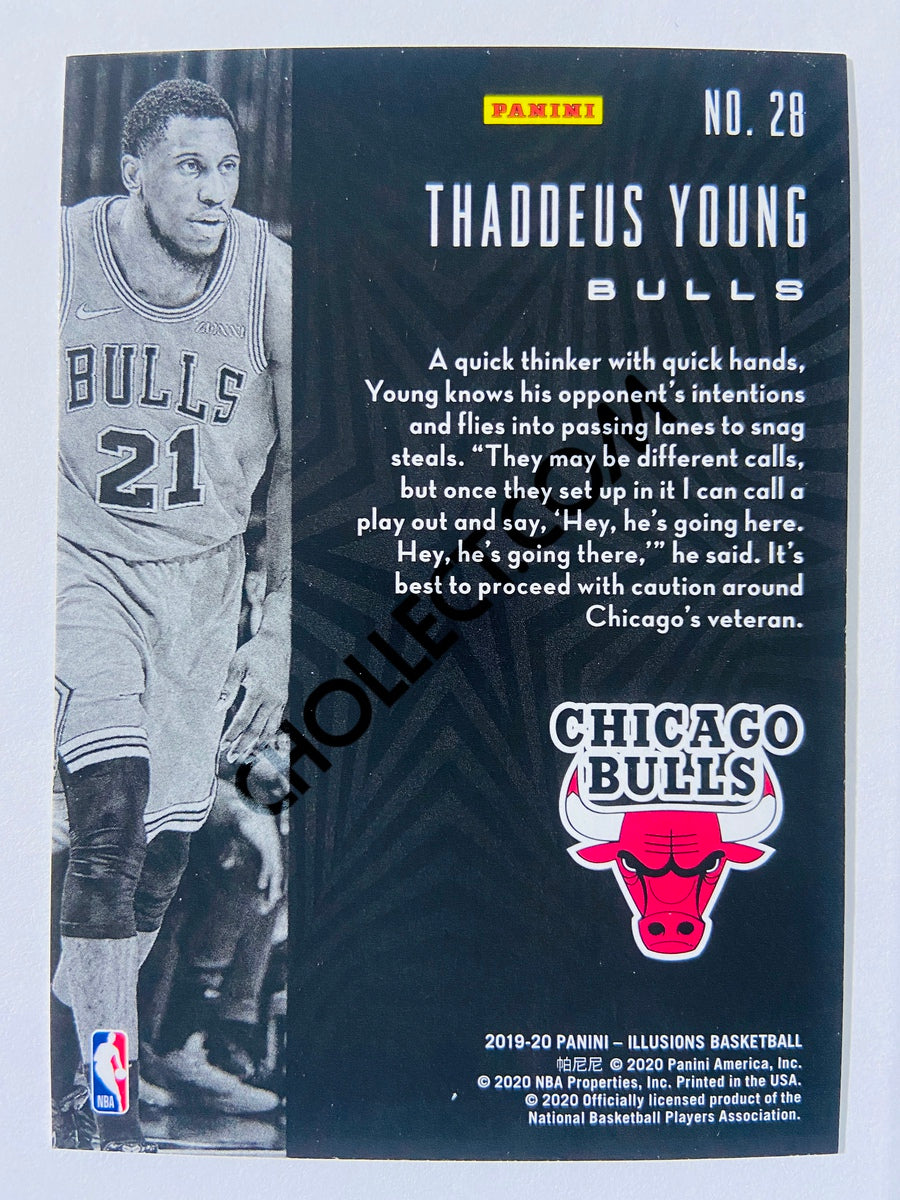 Thaddeus Young - Chicago Bulls 2019-20 Panini Illusions #28