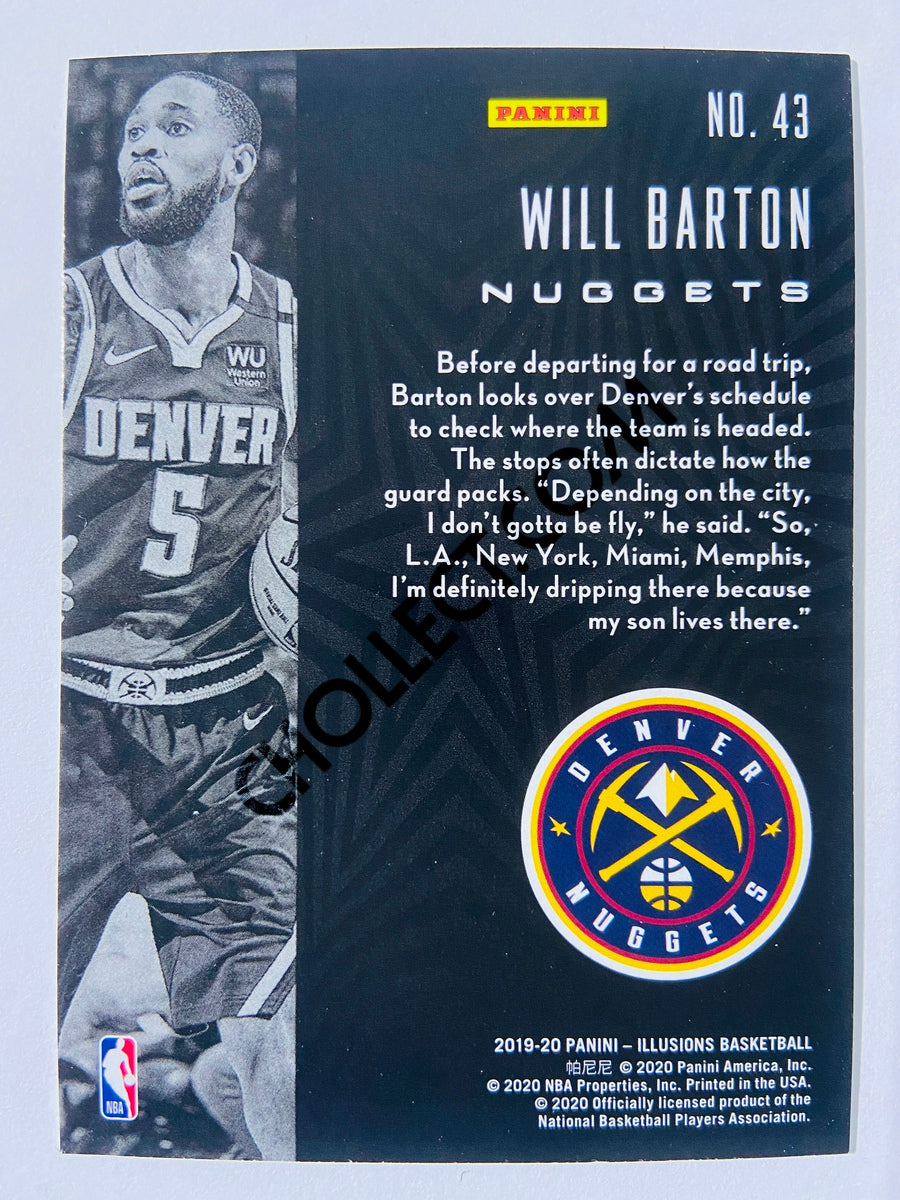 Will Barton - Denver Nuggets 2019-20 Panini Illusions #43