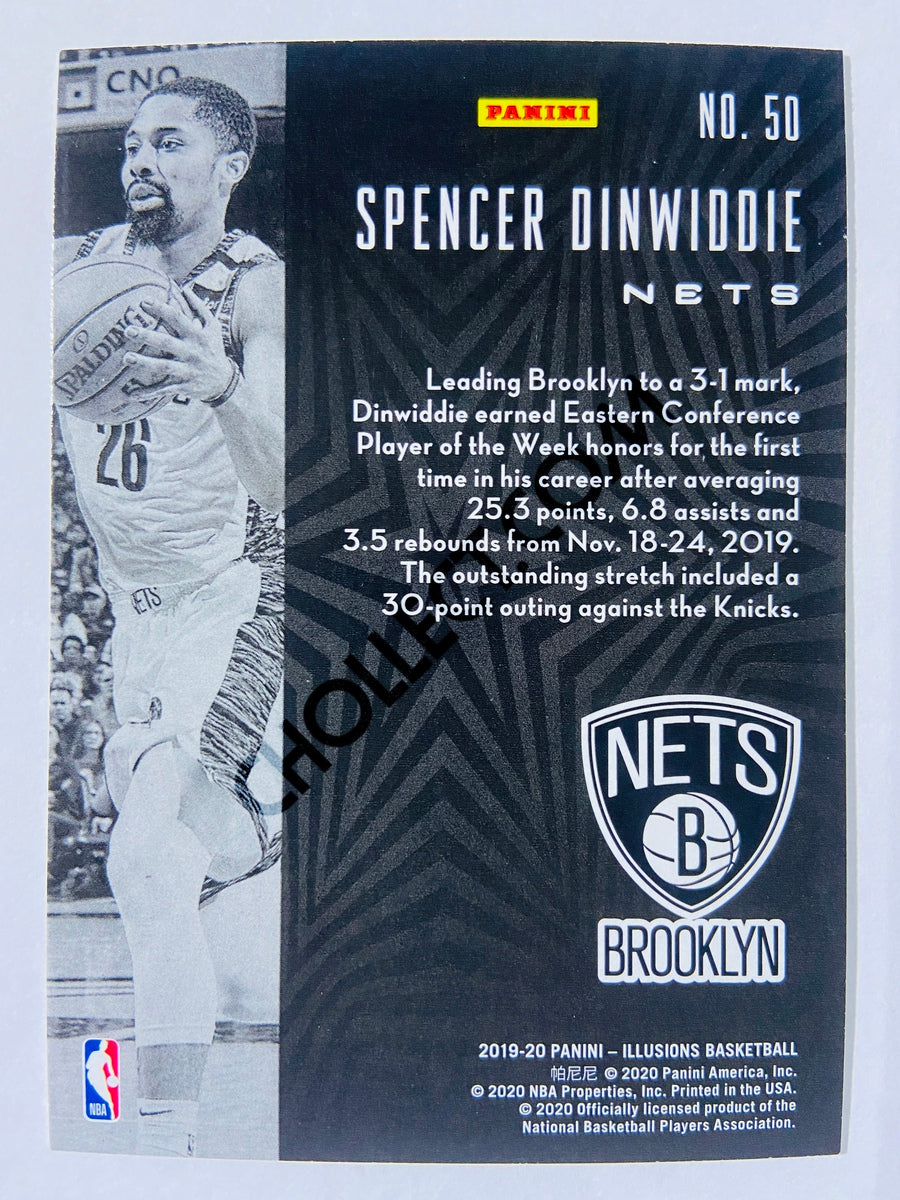 Spencer Dinwiddie - Brooklyn Nets 2019-20 Panini Illusions #50