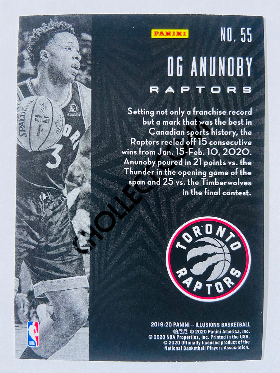 OG Anunoby - Toronto Raptors 2019-20 Panini Illusions #55