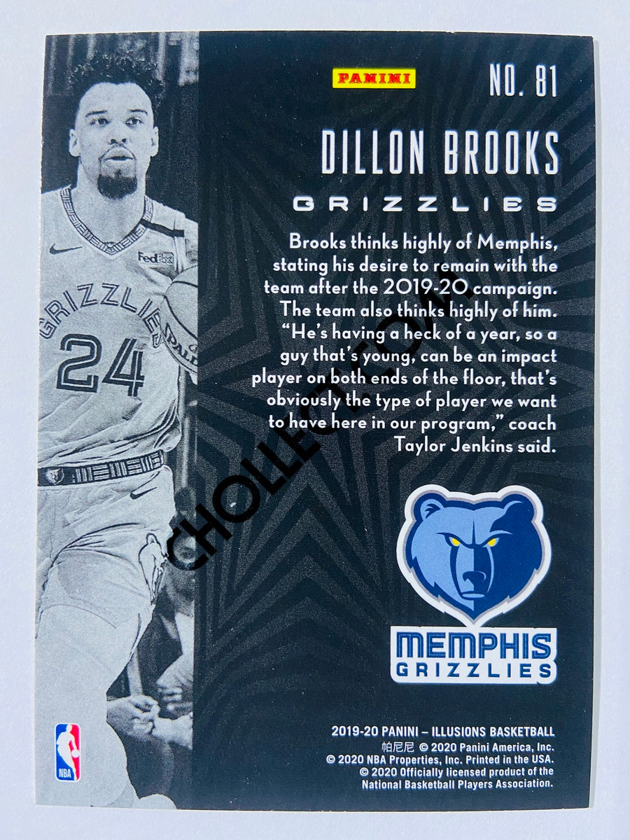Dillon Brooks - Memphis Grizzlies 2019-20 Panini Illusions #81