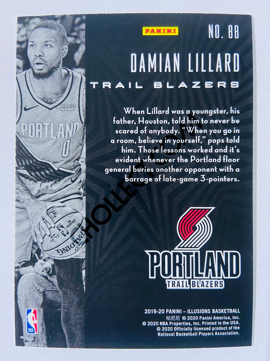 Damian Lillard - Portland Trail Blazers 2019-20 Panini Illusions #88