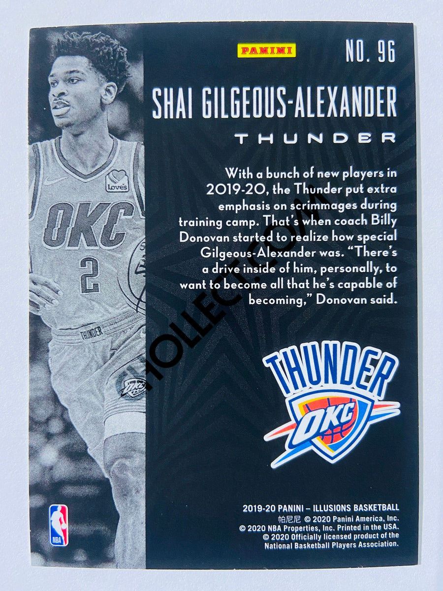 Shai Gilgeous-Alexander - Oklahoma City Thunder 2019-20 Panini Illusions #96