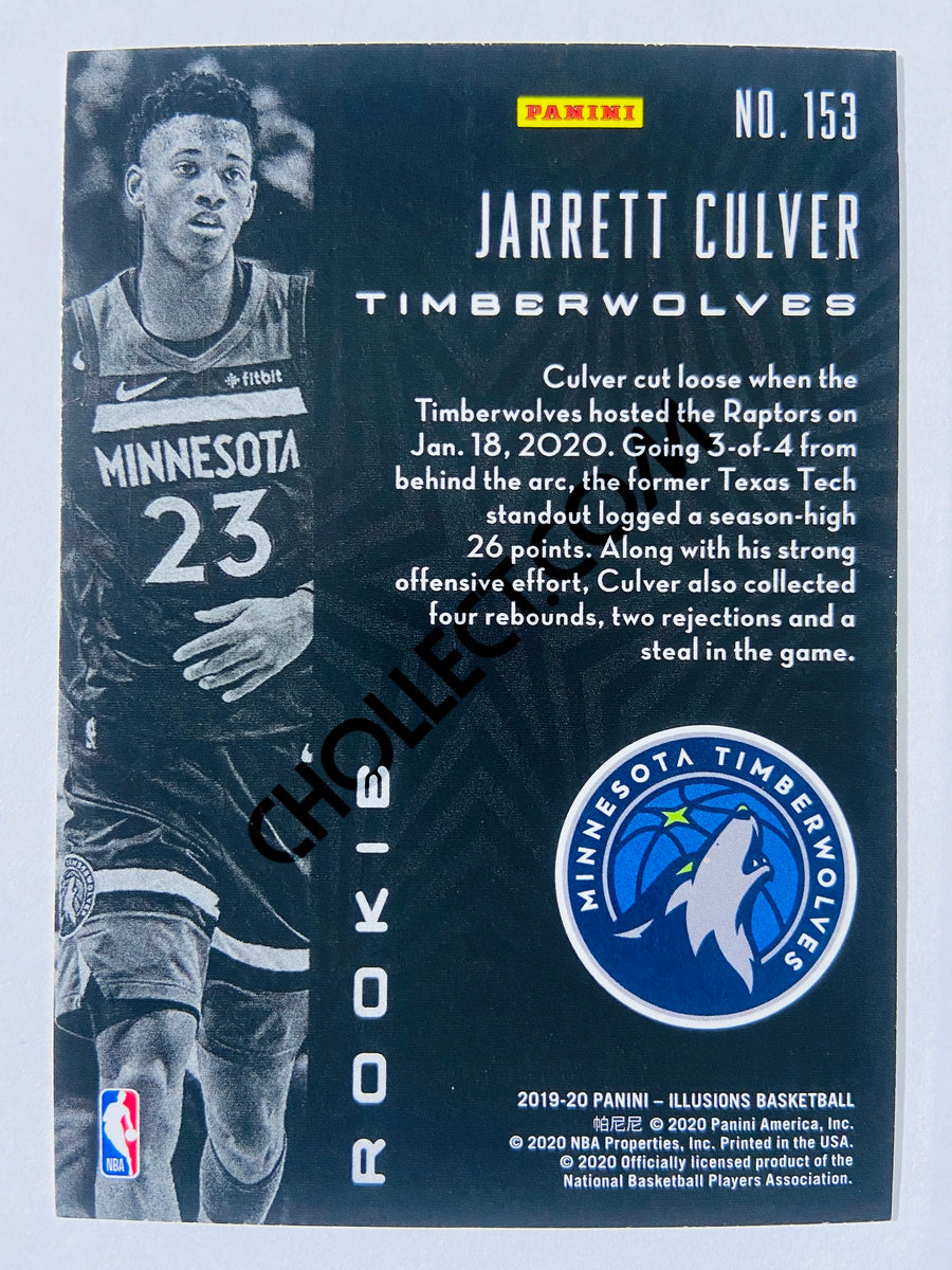 Jarrett Culver - Minnesota Timberwolves 2019-20 Panini Illusions Rookie #153