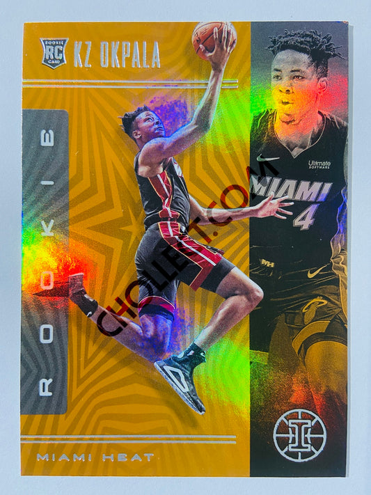 KZ Okpala - Miami Heat 2019-20 Panini Illusions Orange Parallel RC Rookie #200