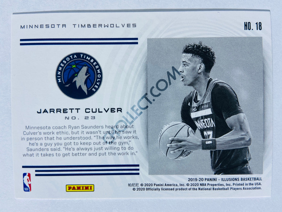 Jarrett Culver - Minnesota Timberwolves 2019-20 Panini Illusions Instant Impact RC Rookie #18