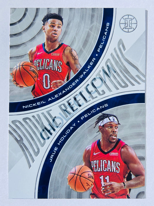 Nickeil Alexander-Walker / Jrue Holiday - New Orleans Pelicans 2019-20 Panini Illusions Rookie Reflections #8